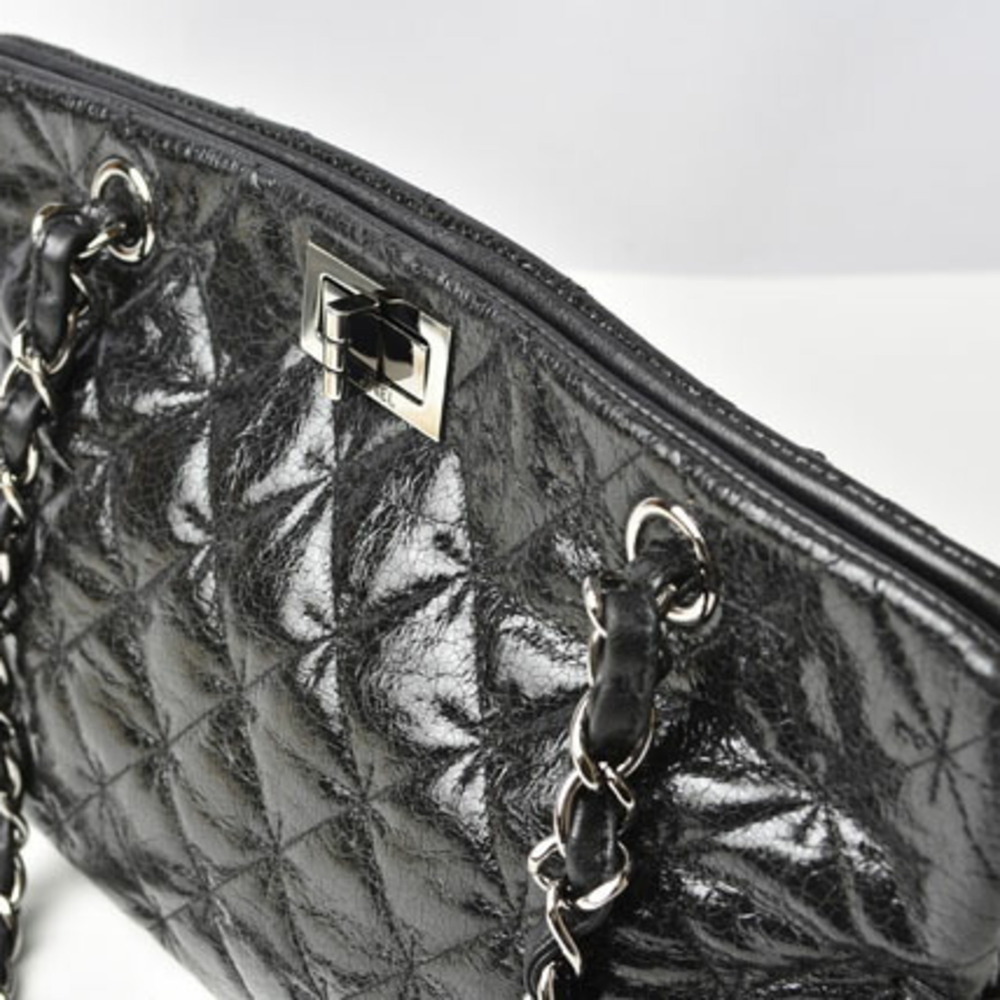 CHANEL Black Leather Tote Bag - Picture 8 of 13